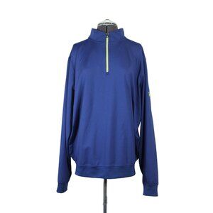 Footjoy men's 1/4 zip stand-up collar performance golf pullover‎ sweatshirt  L